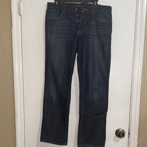 Lucky Brand Men's Deep Indigo Straight Jeans